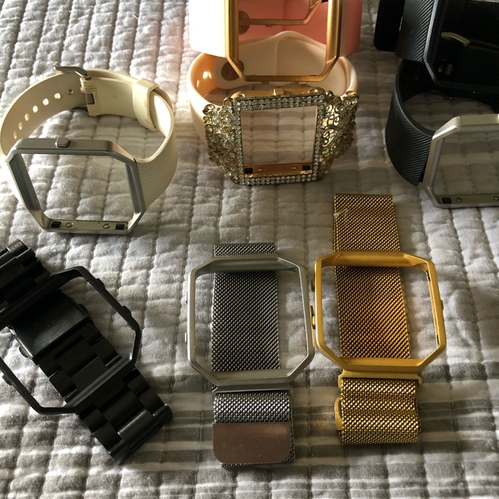 Fitbit Blaze accessories 9 bands/charge cable
